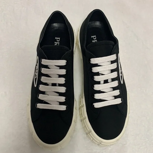 Prada Black and White Sneakers - Picture 5 of 5